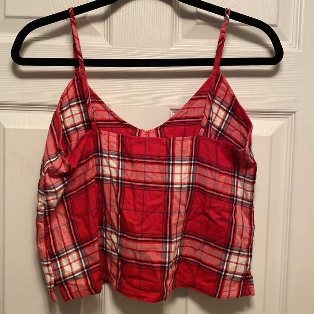 Colsie Red Plaid Cami…size S - Picture 2 of 5